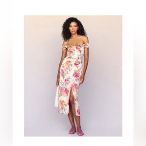 reformation genesis silk dress